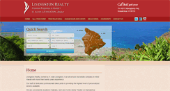 Desktop Screenshot of livingstonrealtyhawaii.com