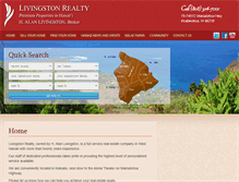 Tablet Screenshot of livingstonrealtyhawaii.com